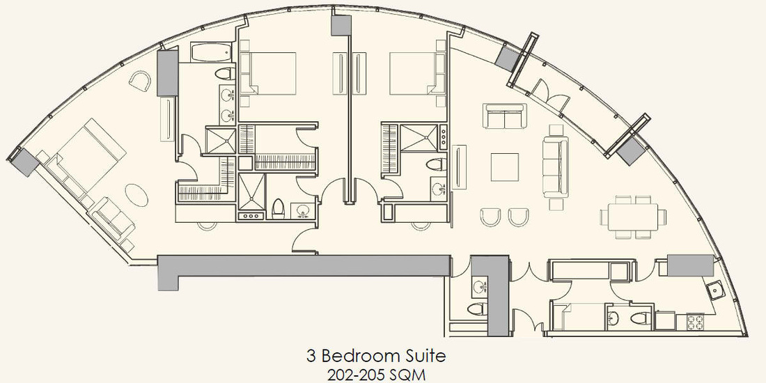 Imperium 3 Bedroom Suite